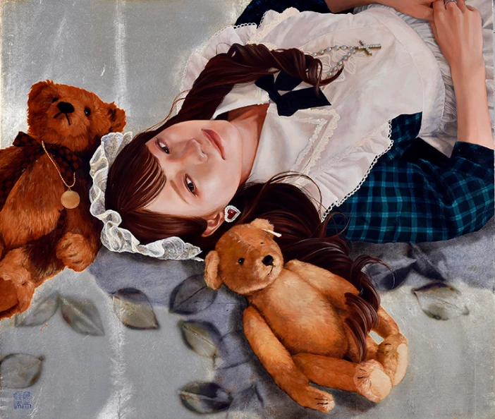 藤井佳奈
「おやすみテディ」（F10号）