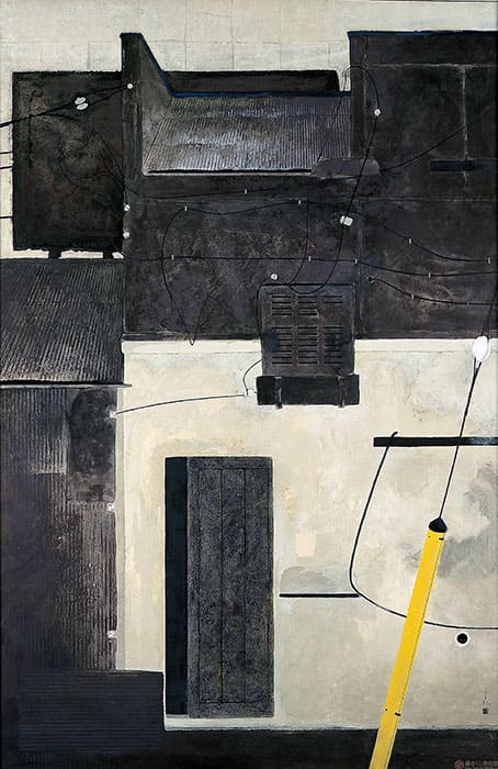 吉田舟汪《木戸》1988年