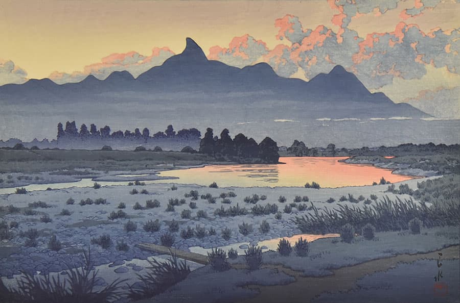 川瀬巴水 旅と郷愁の風景」高崎市タワー美術館