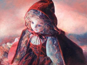 浅村理江 「Little Red」（F4号）