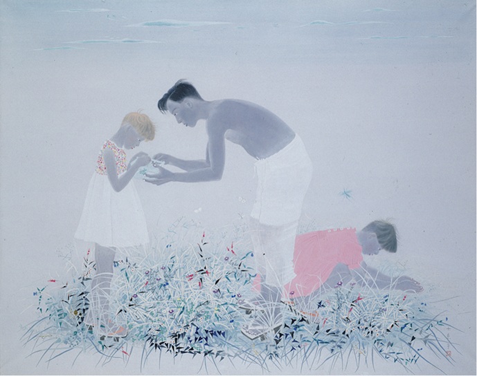 三⾕⼗⽷⼦《朝》1937年　京都市美術館蔵