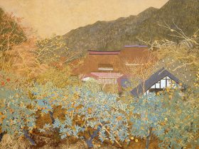 小笠原元《古里》1995年 80.3×116.7cm 第21回春季創画展 成川美術館蔵