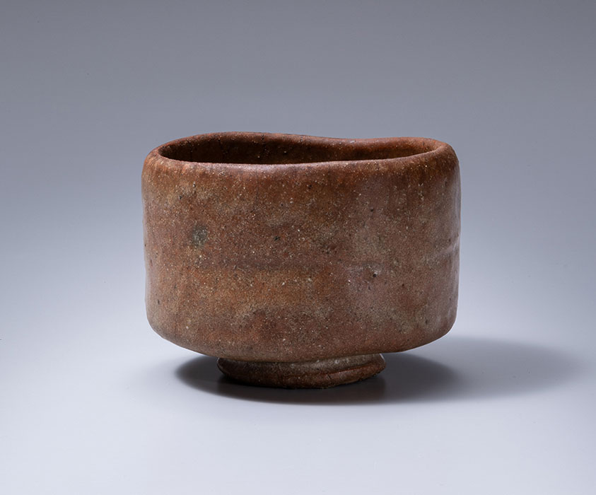 初代　長次郎　赤樂茶碗　銘 逸馬　覚々斎・碌々斎　箱書付　個人蔵