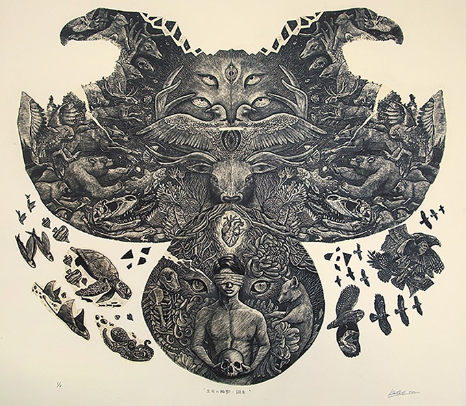 長嶋一孝「生命の輪郭･誕生」