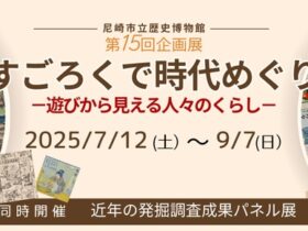 第15回企画展「すごろくで時代めぐり－遊びから見える人々のくらし－」尼崎市立歴史博物館
