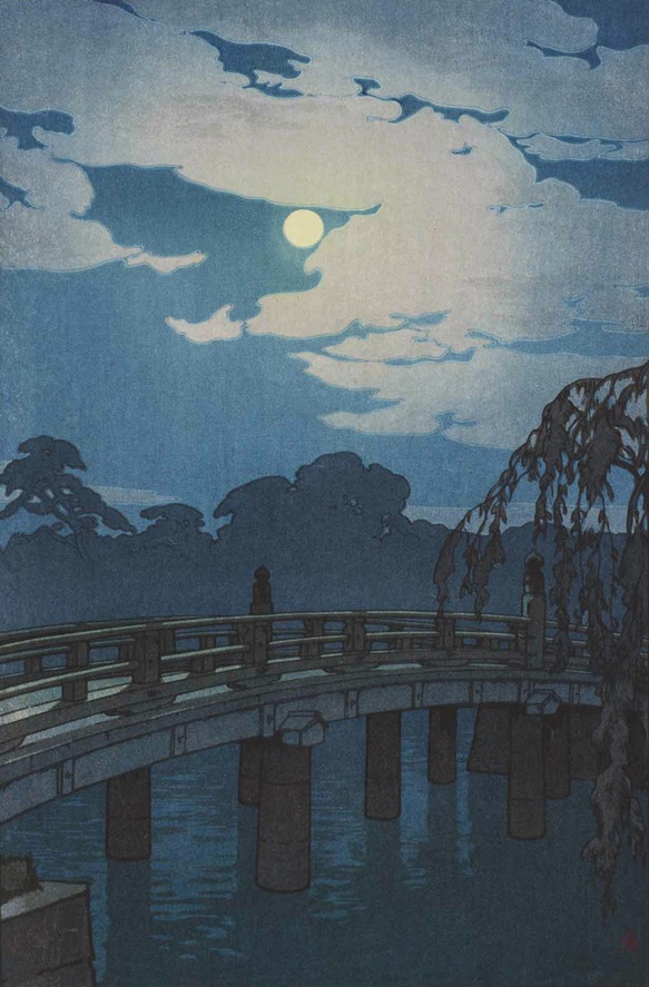 「東京拾二題 平河橋」昭和4年(1929)