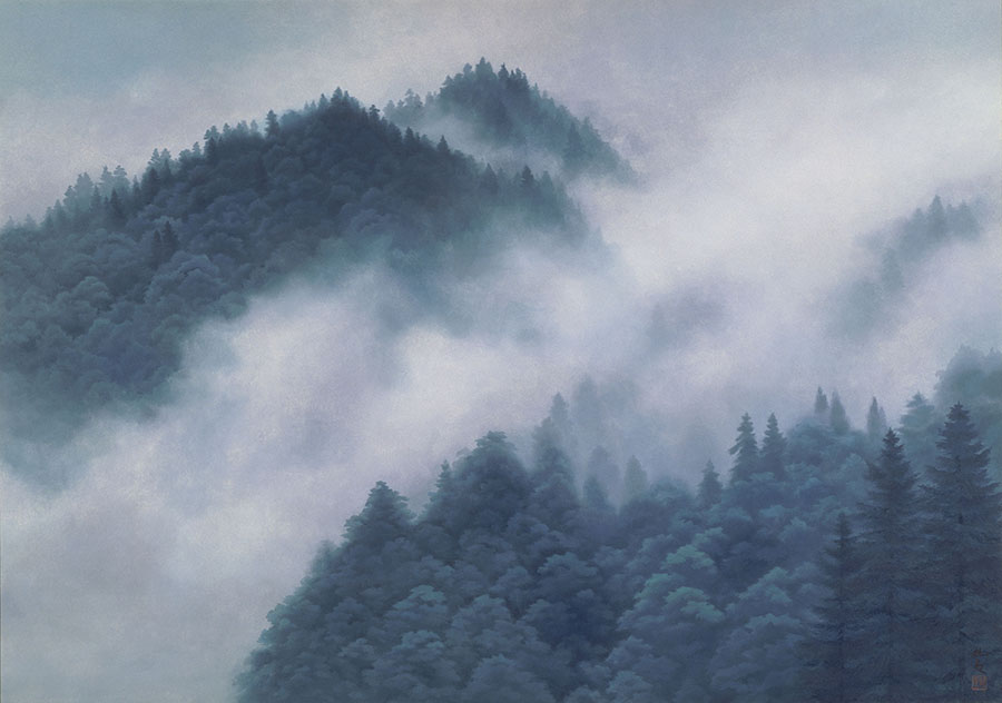 《晴れゆく嶺》 1982年　衆議院蔵