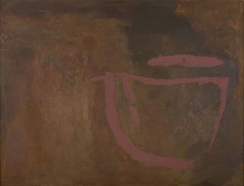 田中田鶴子 《無》 1961年頃　油彩・カンヴァス　102.3×134.3cm　奈良県立美術館蔵