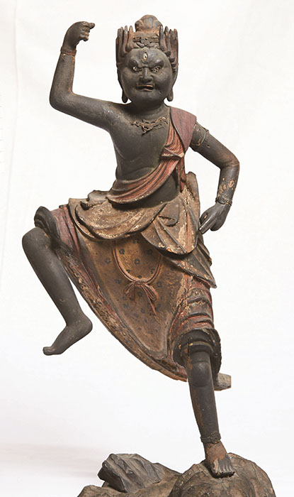 蔵王権現立像　鎌倉時代（13世紀）アメリカ　ロサンゼルス・カウンティ美術館（LACMA ）