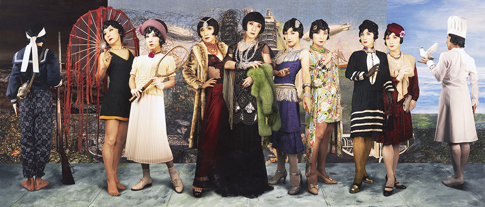 森村泰昌《M式「海の幸」第3番:パノラマ島綺譚》2021年 ©Morimura Yasumasa 石橋財団アーティゾン美術館