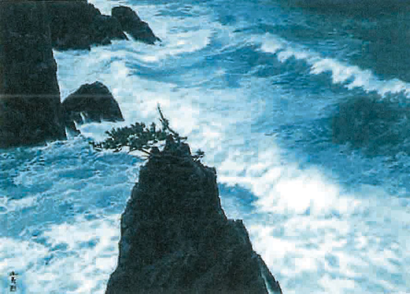 《波響く磯》 1983年　参議院蔵