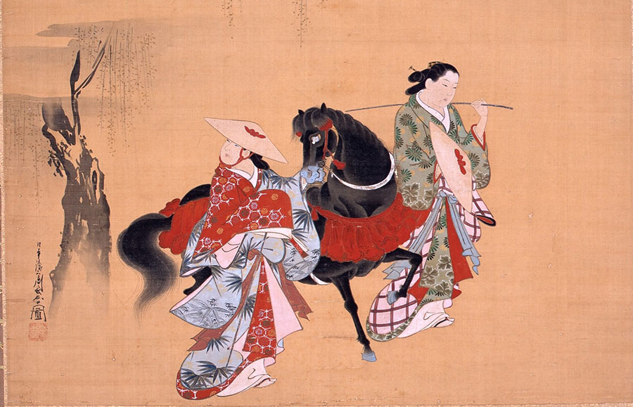 宮川長春「形見の駒図」江戸時代（18世紀）静嘉堂文庫美術館蔵
後期11/11（火）～12/21（日）