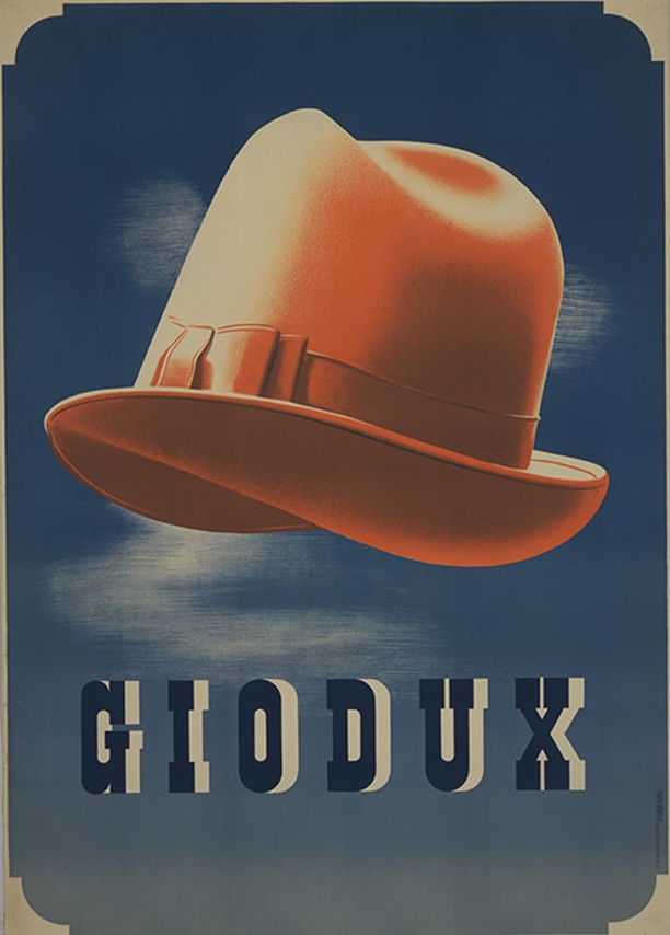 フリッツ・ビューラー《ポスター「ジオデュの帽子」》1934年　宇都宮美術館　後期展示