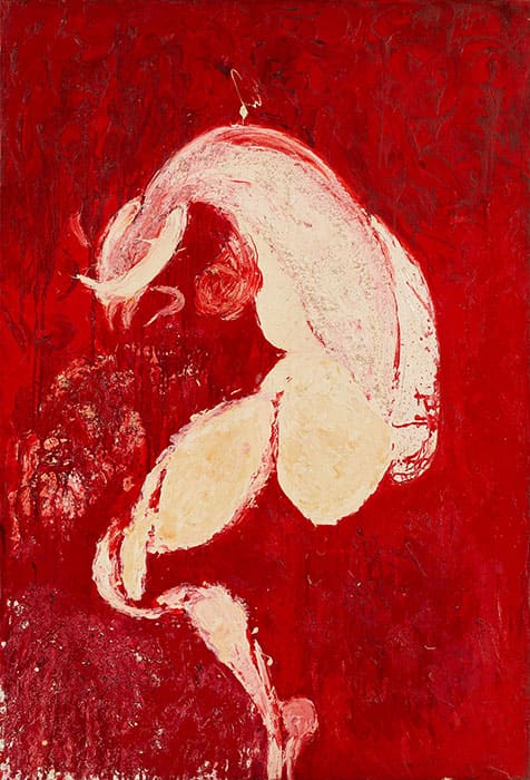 毛利眞美 《裸婦（Ｂ）》 1957年　油彩・カンヴァス　130.0×89.0cm　東京国立近代美術館蔵