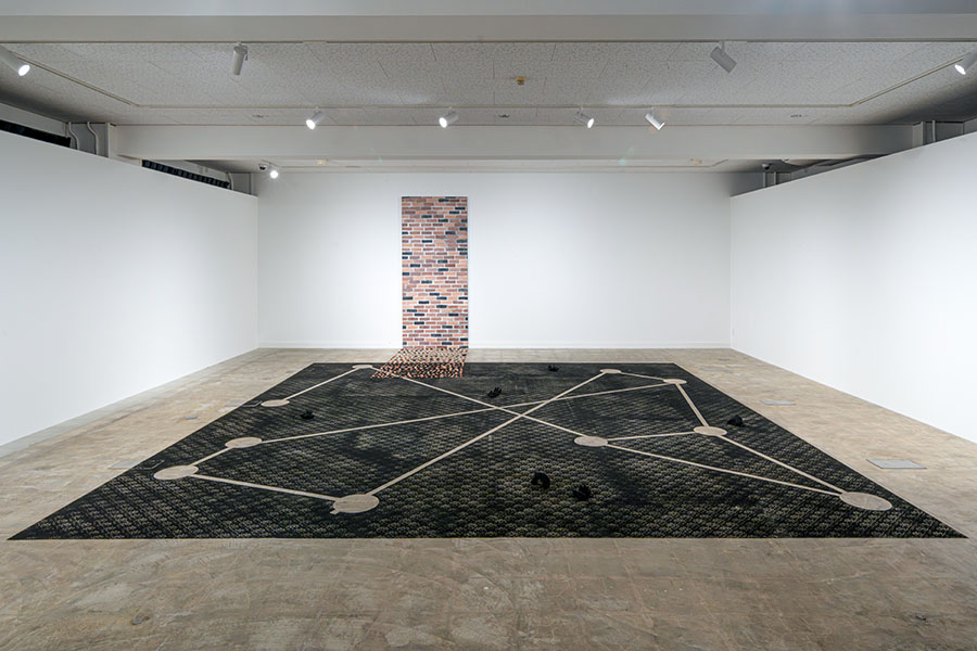 川辺ナホ《In Search of Utopia - Et in Arcadia ego》（部分） 2024　Photo: 川崎一徳