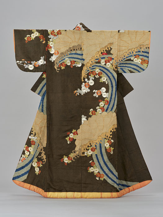 重要文化財　菊水模様小袖　国立歴史民俗博物館蔵　野村正治郎衣裳コレクション