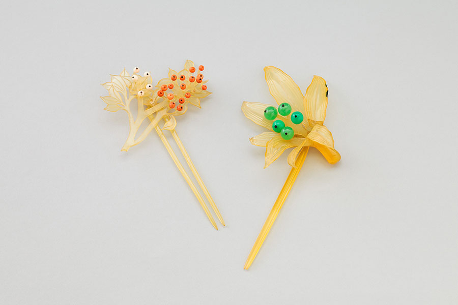 《洋髪用鼈甲花簪》 澤乃井櫛かんざしコレクション