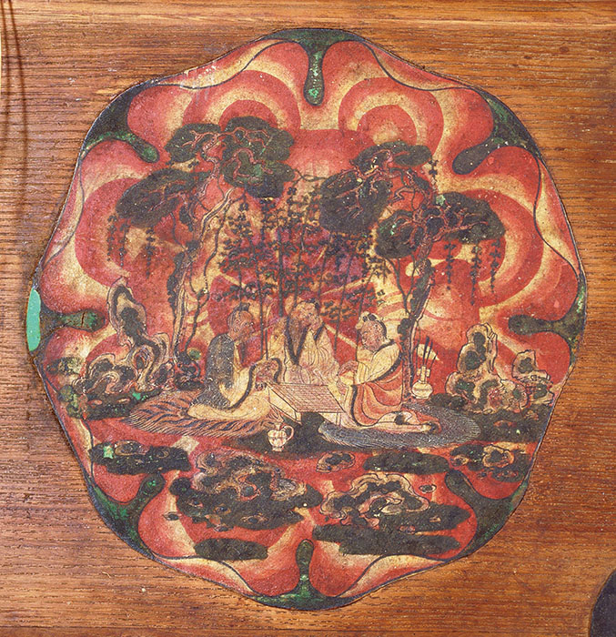 南倉　桑木阮咸（捍撥部分）