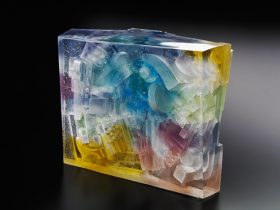 吉井こころ「Nebula and night sky」 （幅53×奥行20×高さ48cm）