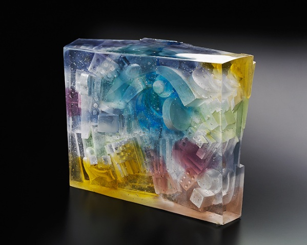 吉井こころ「Nebula and night sky」 （幅53×奥行20×高さ48cm）