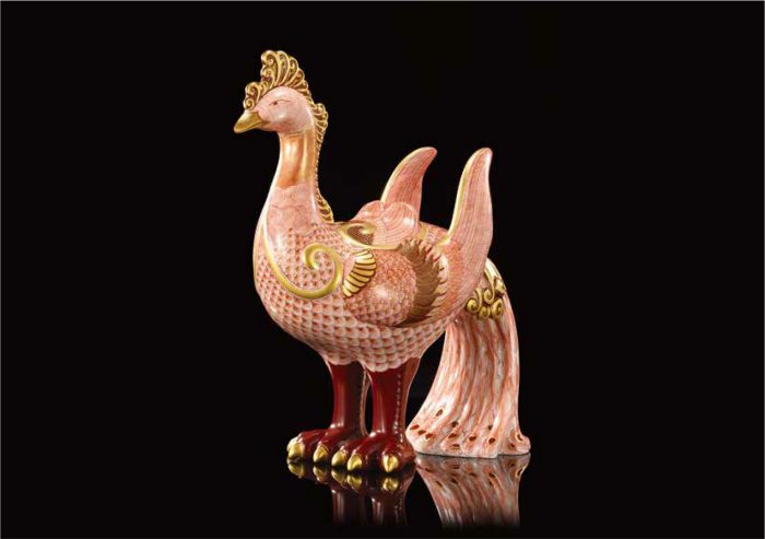 吉祥瑞神　鳳凰　

幅23.5×奥行12×高さ27.5cm　