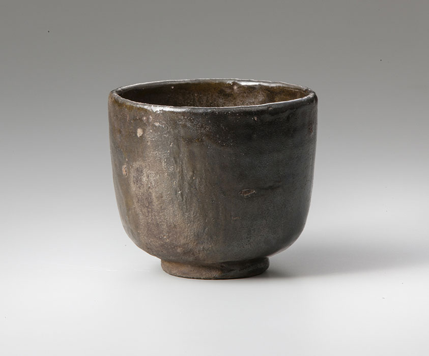 尼焼　初代長次郎もしくは二代常慶・妻　黒樂茶碗　元伯宗旦・久田不及斎　箱書付