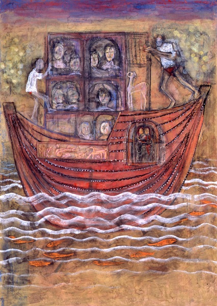 「帰港」1952年　当館蔵