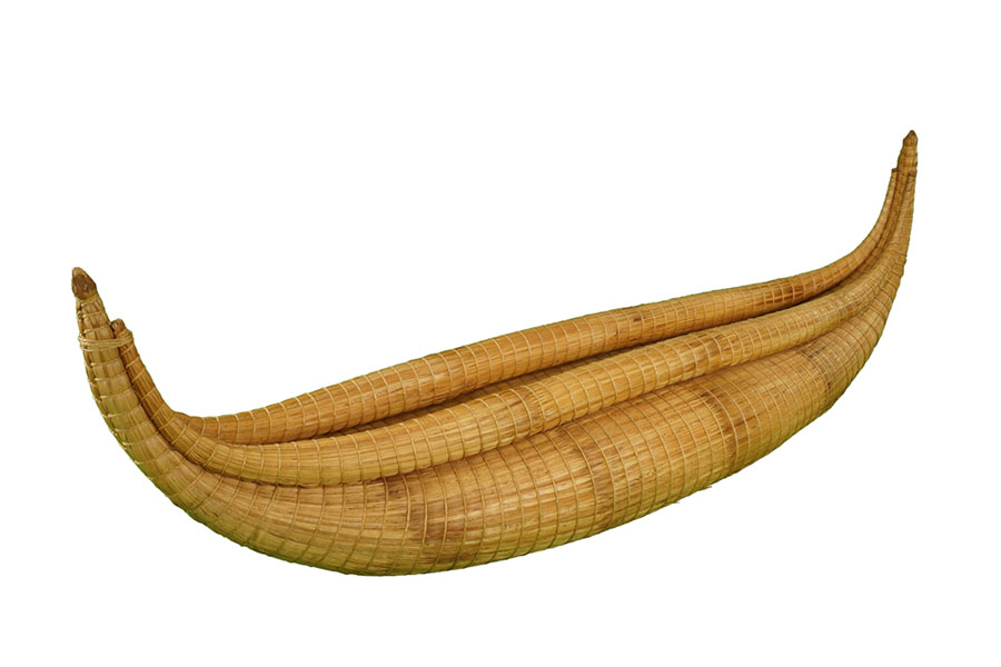 チチカカ湖のあし舟（ペルー） 国立民族学博物館所蔵