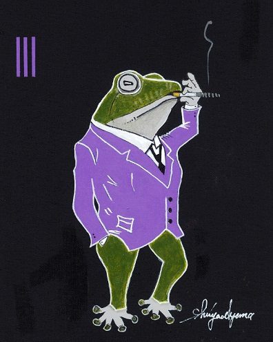 Shinya Ayama(吉本興業)

カエルギャング/PURPLE

20.3×25.4cm、

アクリル

2024年