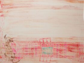 「window and table 夕風」　135×135㎝.jpg