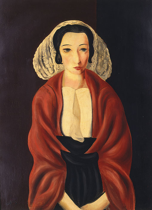 モイーズ・キスリング　《ブルターニュの女》　1927年