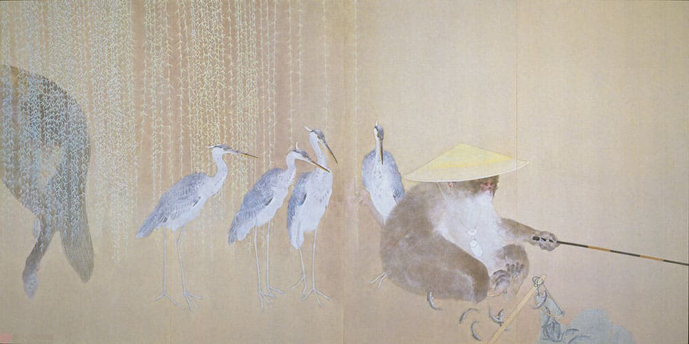 竹内浩一《戯画釣名人》2009年
