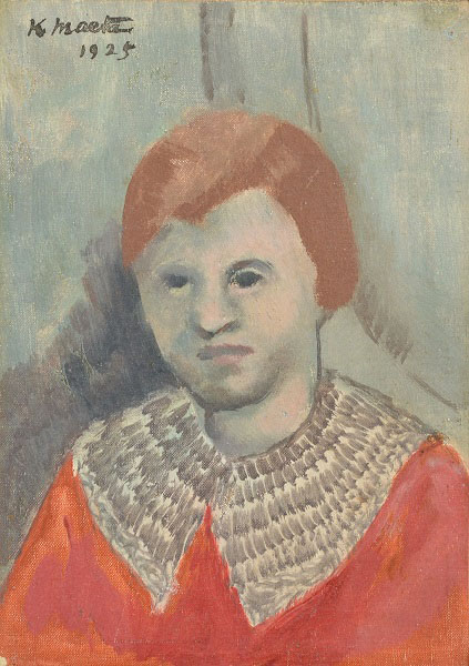 前田寛治《少年の肖像》 大正14年(1925)