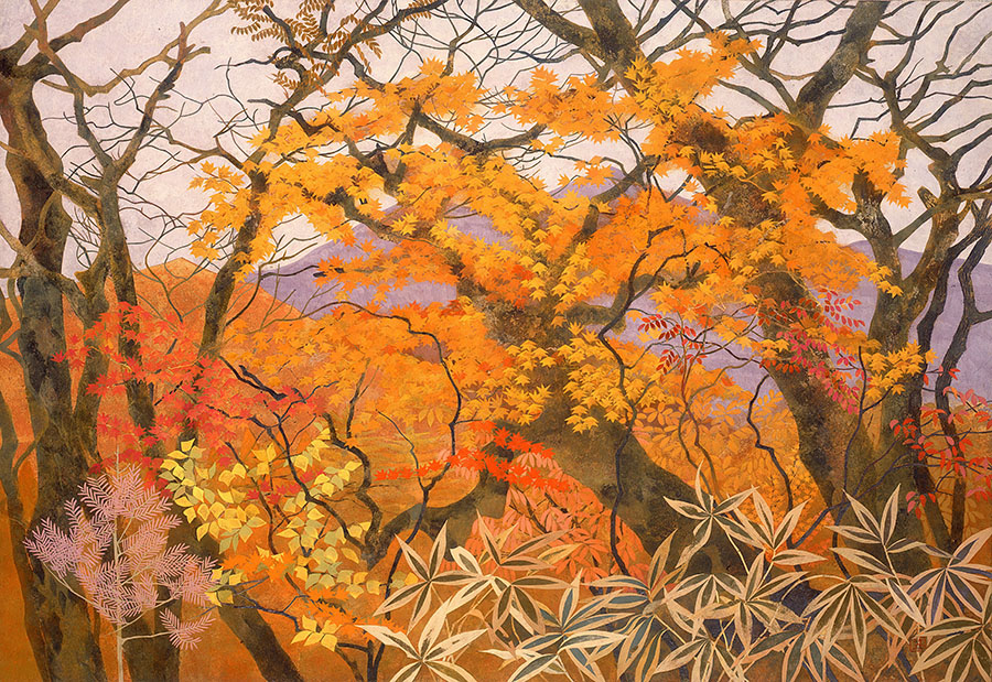 小笠原元《深秋》