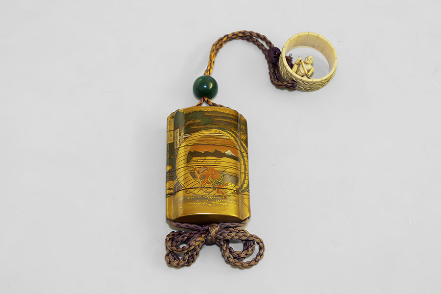 《北斎「 富嶽三十六景」写し蒔絵印籠》 澤乃井櫛かんざしコレクション