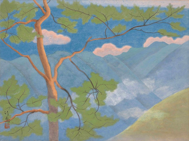 小野竹喬《朝》1970年代前半頃　株式会社ヤマタネ 蔵