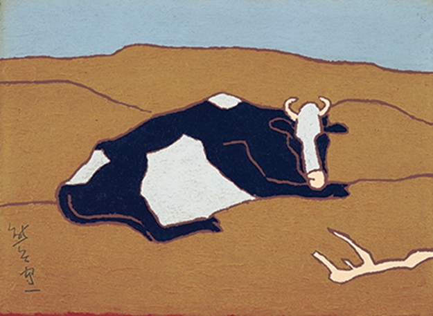 熊谷守一《牛》メナード美術館蔵