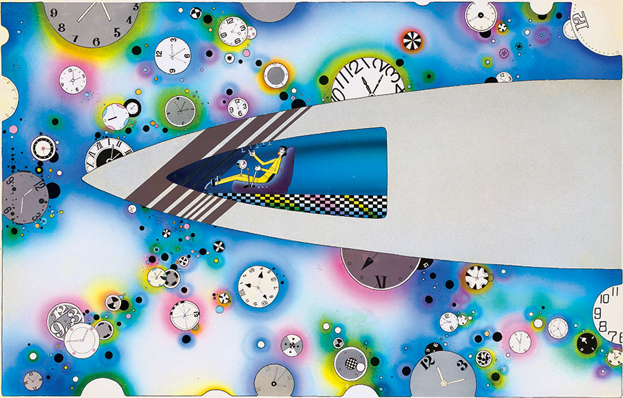 真鍋博《タイムマシーン》1979年