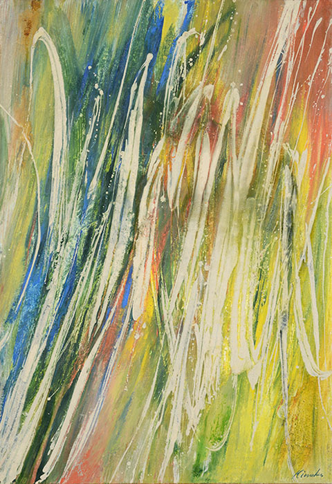 江見絹子《空間の祝祭》1963 年、個人蔵