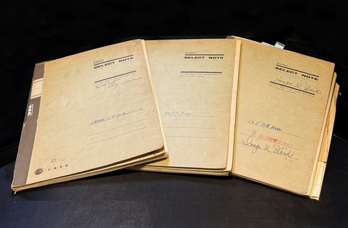 自主映画時代のアイデアノート　森田芳光事務所所蔵