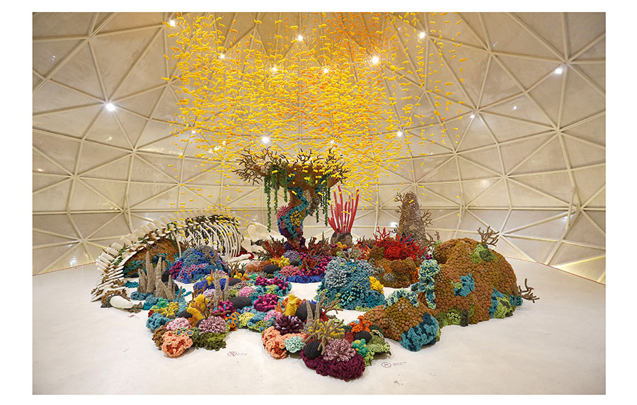 ムルヤナ《Sea Remember》 2018　Collection of Paulus Ong.