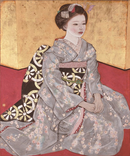 「舞妓座像」1970年　武田薬品工業株式会社所蔵（当館寄託）