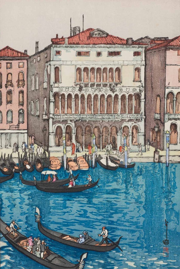 「欧州シリーズ ヴェニスの運河」 吉田 博 1926 (大正15)年
