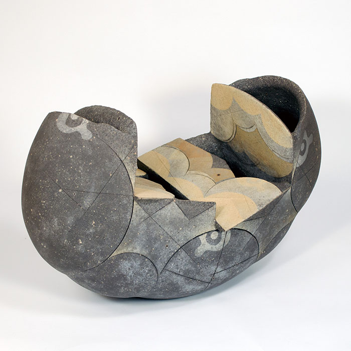 神谷 英介「波状文の器」1997年