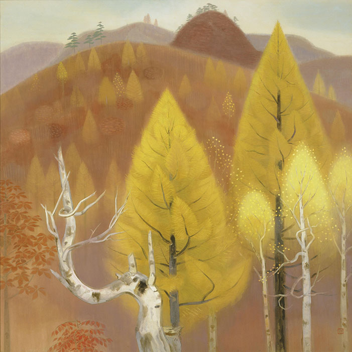 《自然と形象 秋の山》 1941年　個人蔵