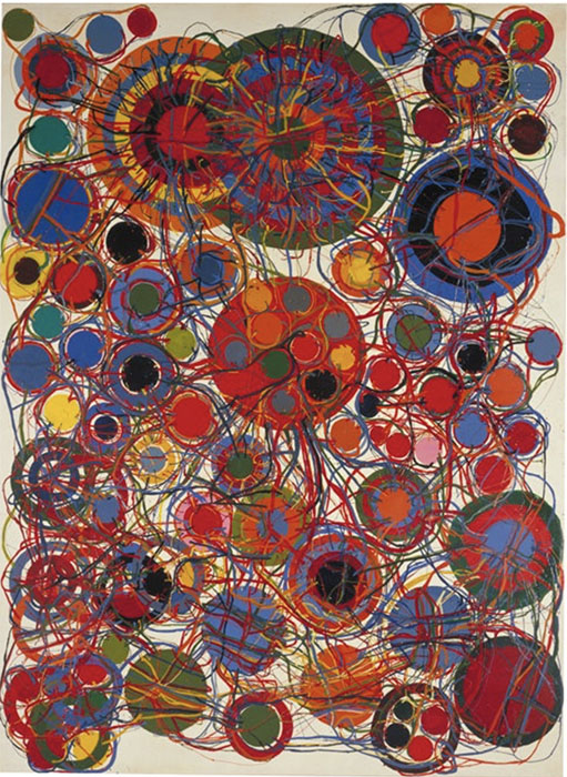 田中敦子《地獄門》1965-69年　国立国際美術館蔵　©Kanayama Akira and Tanaka Atsuko Association