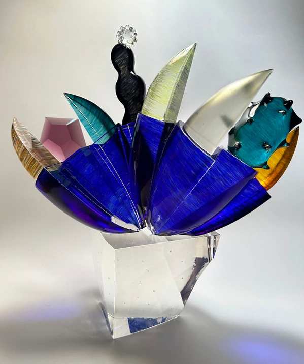 上島あい子「海の時」
（幅34×奥行13×高さ36cm）