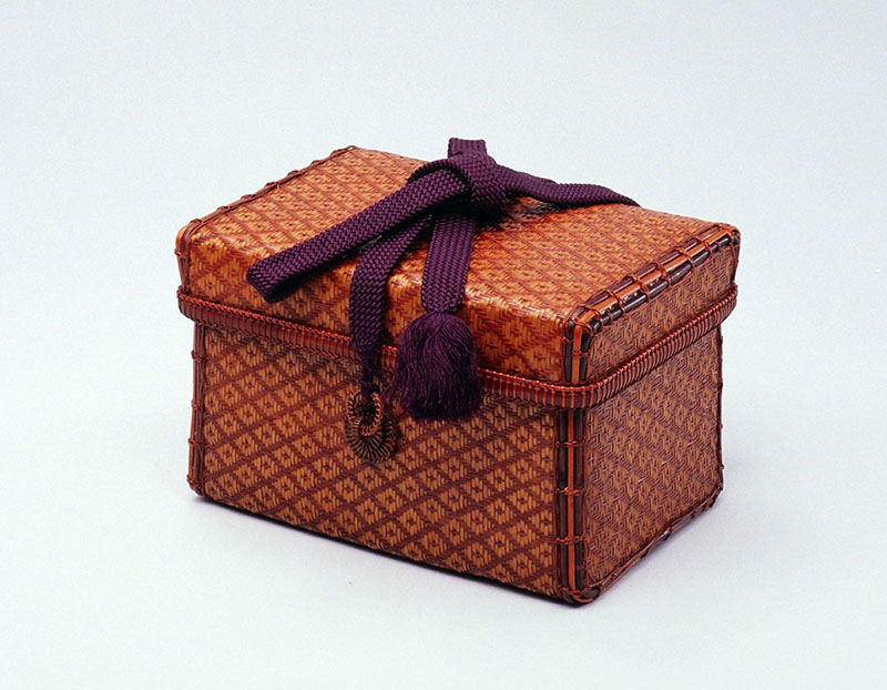 橋本仙雪《染分菱文御所籃》平成7年 (1995)