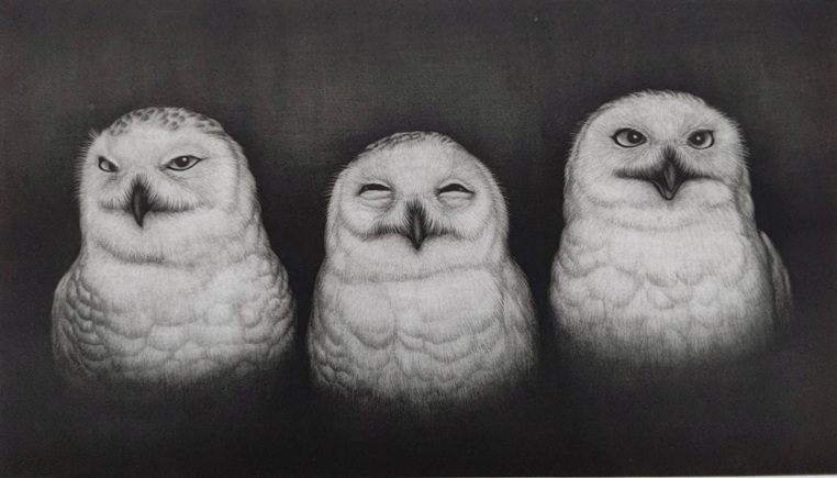 白福老三賢者」 メゾチント

27.5×45㎝