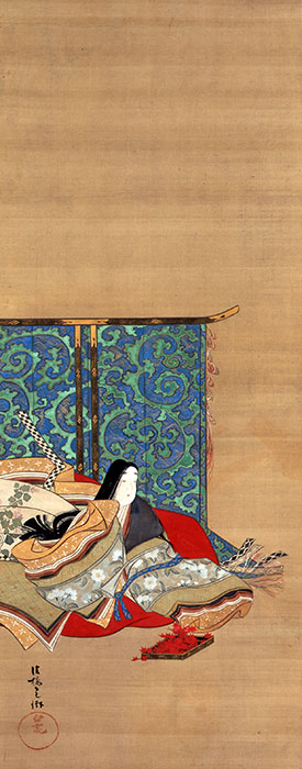 「秋好中宮図」 尾形光琳